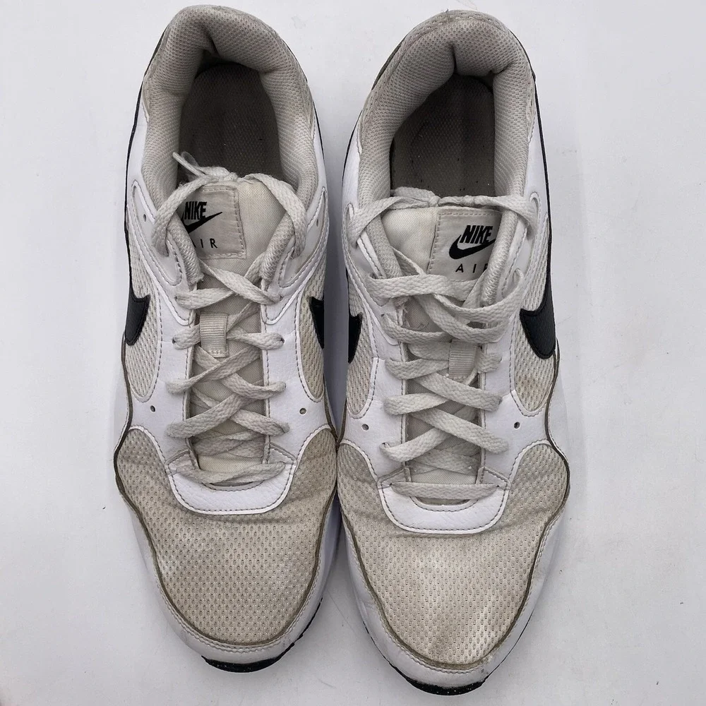Nike Air Max SC White Black‎ Shoes Men's Size 12 CW4555 102 Cleaned See Pics